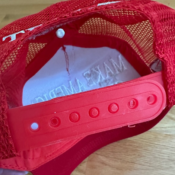 Make America Great Again Trump 45-47 Trucker Hat Red - Picture 5 of 11